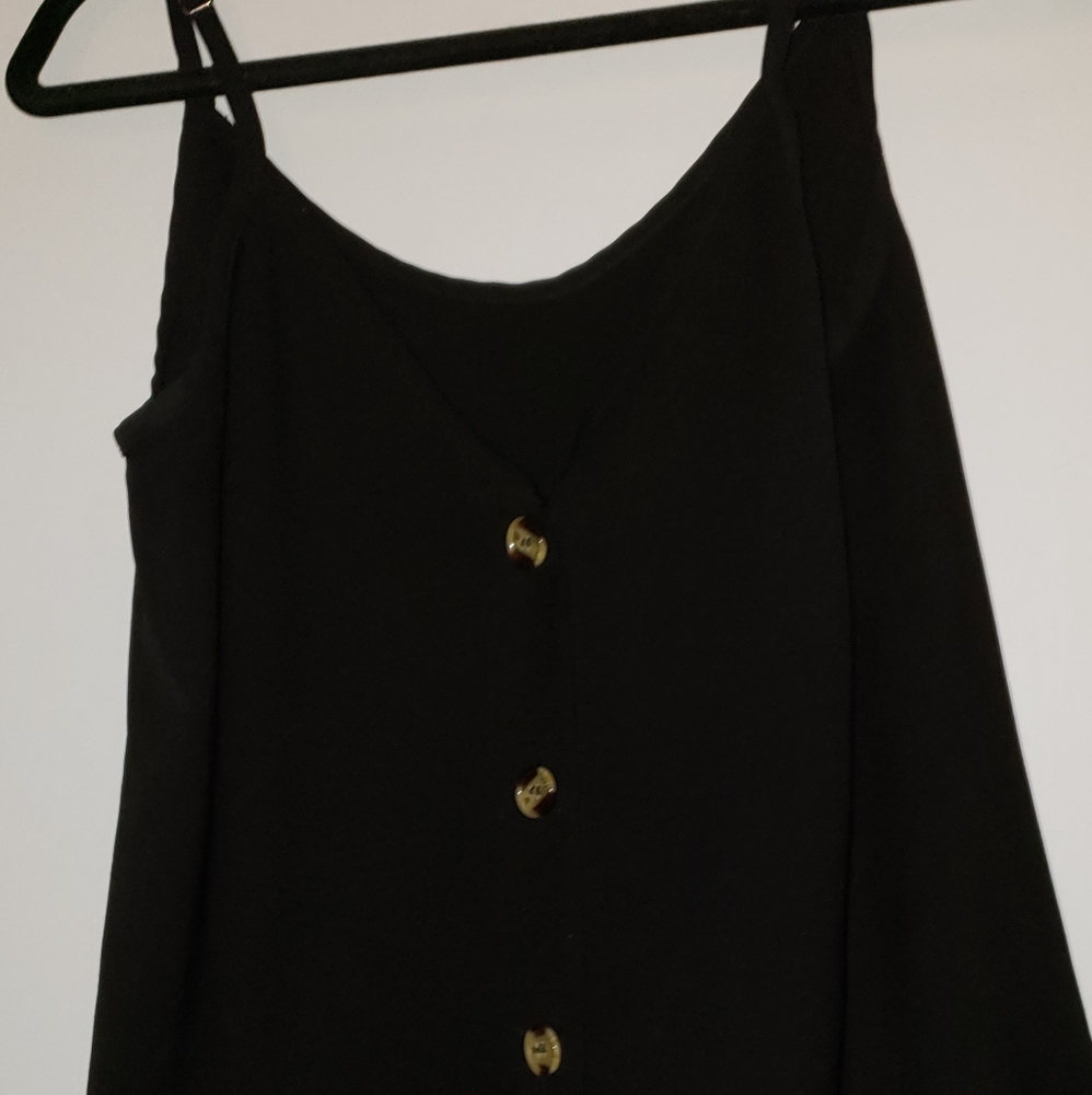 Black tank top